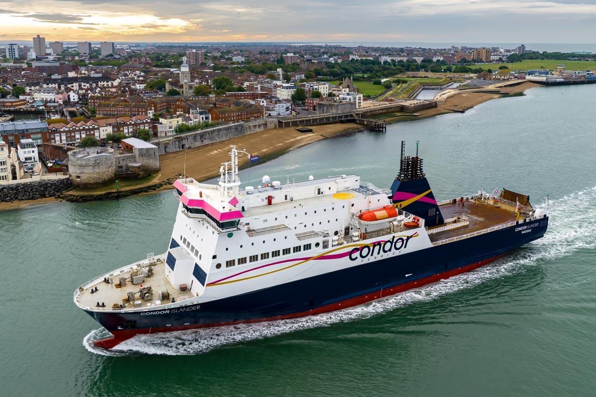 Condor Islander Layout Condor Ferries: MV Condor Islander first sailing from Portsmouth to ...