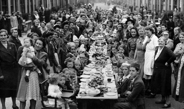 Street party was in Carnarvon Road, Copnor. Picture: Tony Davis.