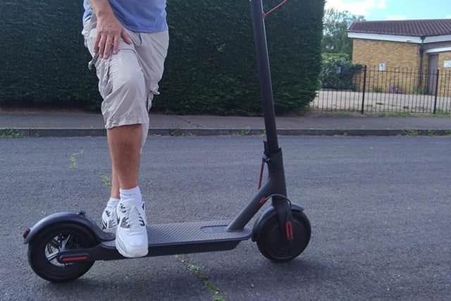 An example of the e-scooter police are warning people could be illegal. Photo: Waterlooville Police/Facebook