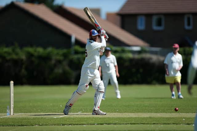 Stuart Bogg batting for Gosport Borough 4ths against Portsmouth 4ths. Picture: Chris Moorhouse