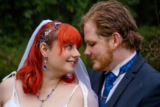 The marriage of Sammi and Ryan Tessier.
Credit: Carla Mortimer Wedding Photography