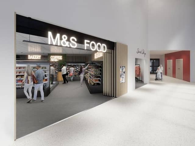 Queen Alexandra Hospital in Cosham's main entrance extension will see an M&S food hall open
Picture: Portsmouth Hospitals University NHS Trust