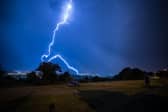 Lightning at portsdown hill. Picture: Andrew Price