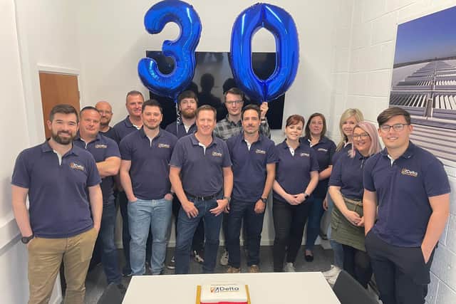 The Delta Smoke Control team celebrate 30 years in business.