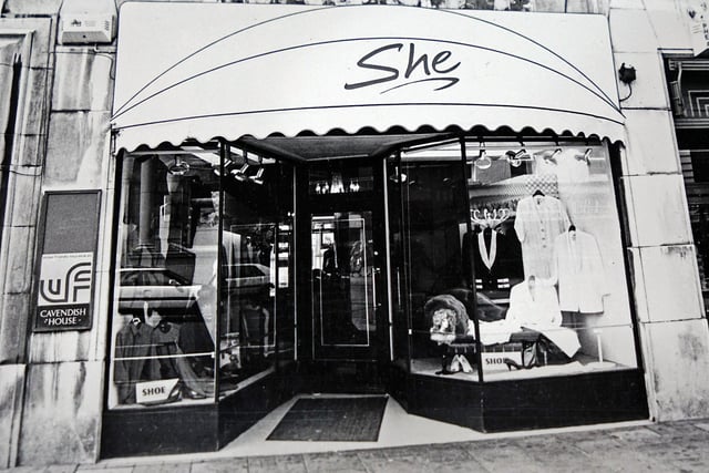 She fashion shop on Cavendish Street in 1991. Did you get you clothes from there?