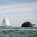 The epic 11 month global voyage started in Portsmouth in September.
Picture: Keith Woodland