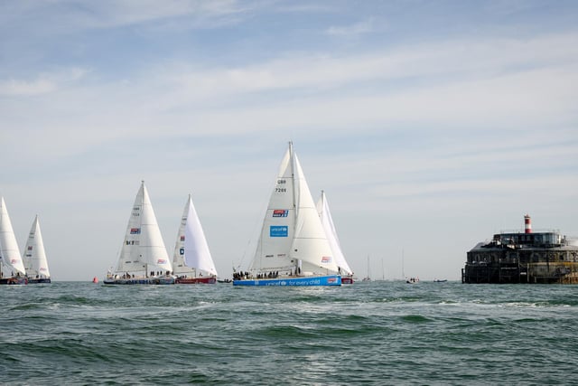 The epic 11 month global voyage started in Portsmouth in September.

Picture: Keith Woodland