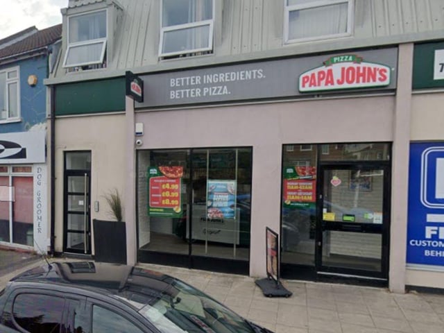 Rated 5: Papa Johns at 73 - 75 Brockhurst Road, Gosport; rated on May 1