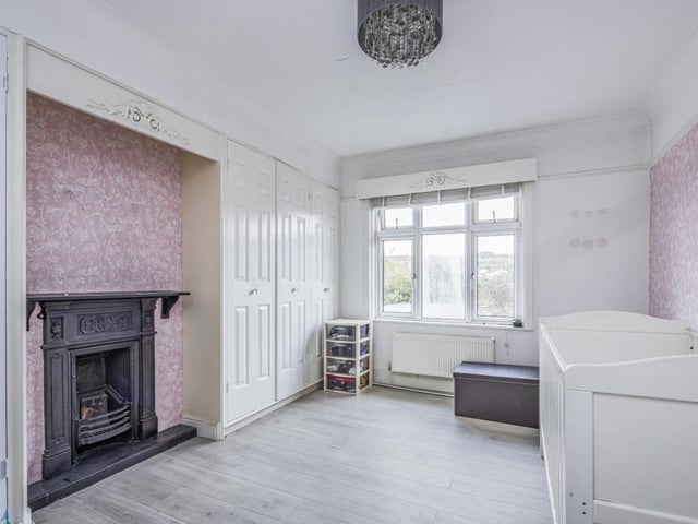The property comes with three bedrooms, one bathroom and two reception rooms.