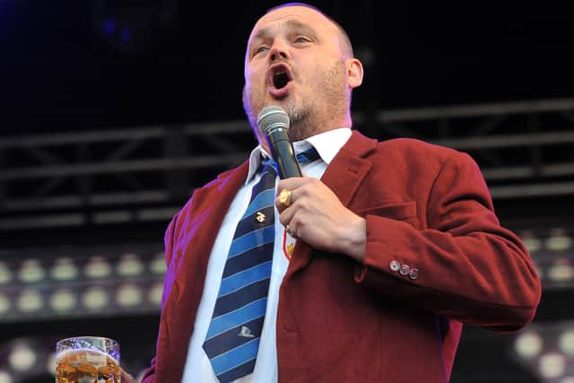 Al Murray as the Pub Landlord, performing live. Picture by Rob Lock