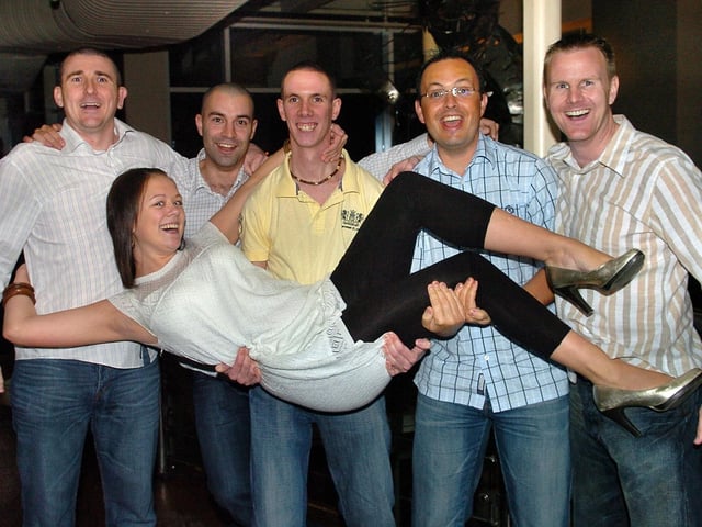 Revellers having a good time at Tiger Tiger in Gunwharf Quays back in the day.