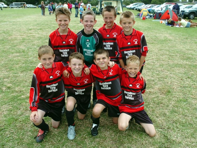 Back (from left): Matthew Mould, Josh Cripps, Chris Barrett, Sam Wilson. Front: Tom Wellstead, Tom Jasper, Charlie Langston, Reece Liles