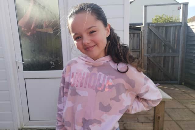 Ellie Steel, 12 from Gosport. Picture: Sarah Steel