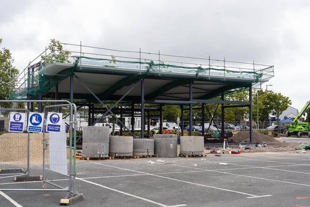Costa building works. Picture: Matthew Clark