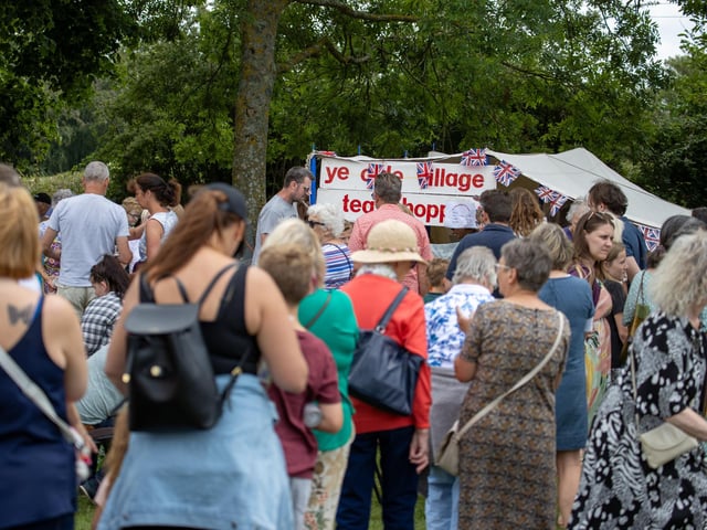 Huge queues formed for tea and coffee
Photos by Alex Shute