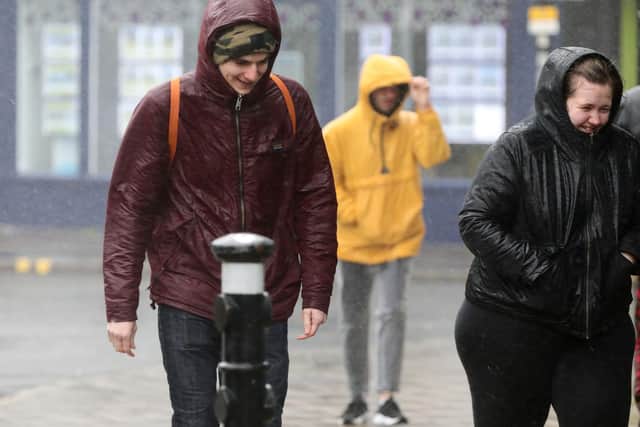 The Met Office has warned of a wet weekend with the potential for flooding.
Picture: Chris Moorhouse