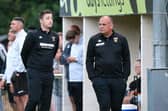 Fareham boss Pete Stiles, right. Picture: Chris Moorhouse (jpns 170821-13)
