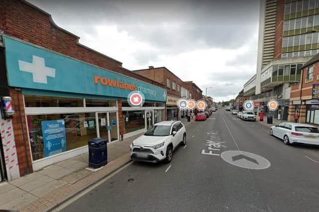 The injured pensioner was hit while she was walking in Fratton Road, outside Rowlands Pharmacy on Sunday, at 1.05pm.