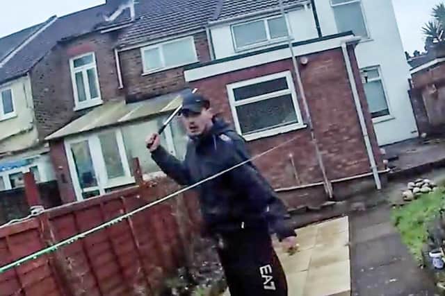 Matthew Wagstaff was spared jail for hitting police officer Andrew Burnham with another PC's baton in Gosport
