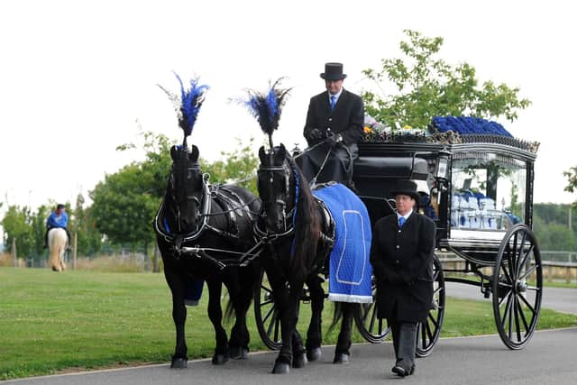 The funeral of Barry Cairns from Leigh Park took place on Friday, July 21, at The Oaks Crematorium in Havant.
Picture: Sarah Standing (210723-9731)