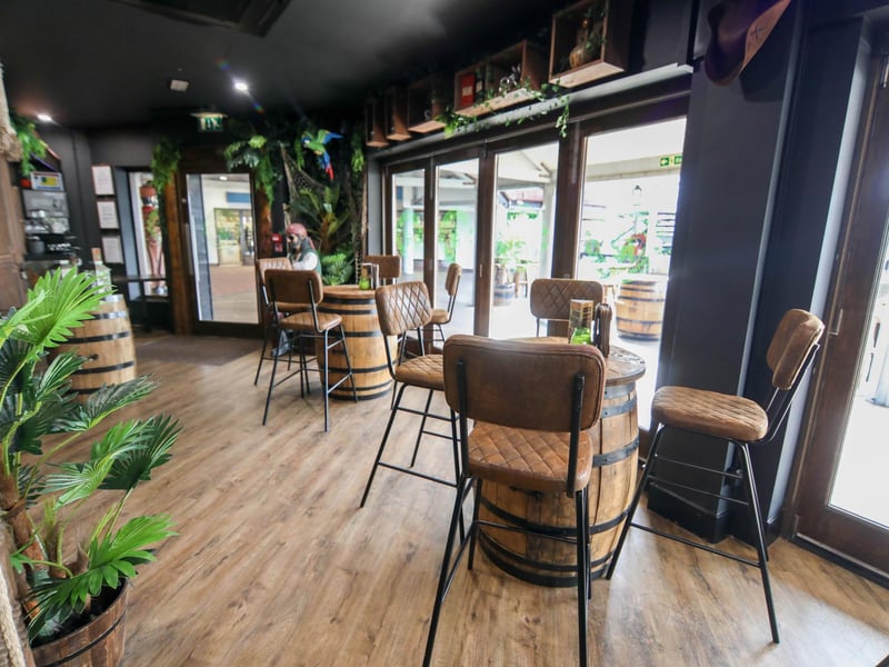 Port Solent is a fitting venue for the restaurant with views over the marina and the moored boats.