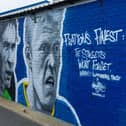 The new Pompey mural by MurWalls was officially unveiled on Tuesday, April 2, immortalising some of the club's greatest players.