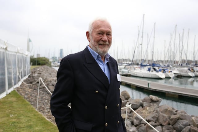 From Old Portsmouth, Sir Robin Knox-Johnston was the first person to sail solo non-stop around the world - fighting rough seas, the French and even appendicitis.