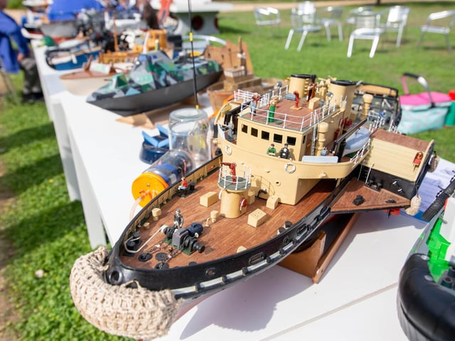 Some of the model boats