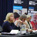 The City of Portsmouth College held their own hustings on Tuesday, June 18, 2024 for the Portsmouth North candidates. The hustings were hosted by Steve Fitzgerald, politics teacher. Picture: Sarah Standing (180624-919)