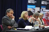 The City of Portsmouth College held their own hustings on Tuesday, June 18, 2024 for the Portsmouth North candidates. The hustings were hosted by Steve Fitzgerald, politics teacher. Picture: Sarah Standing (180624-919)