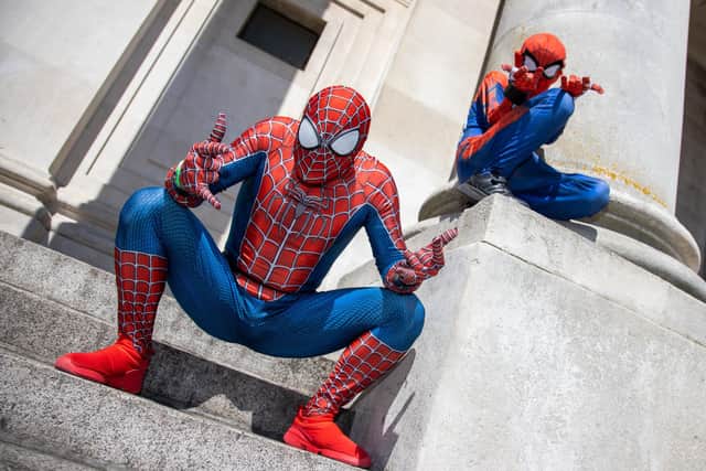 Phil West and Tiger Wilson, 9 came both as Spiderman.
Photos by Alex Shute