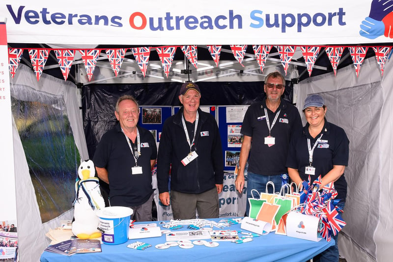 The Veterans Outreach Support Stand