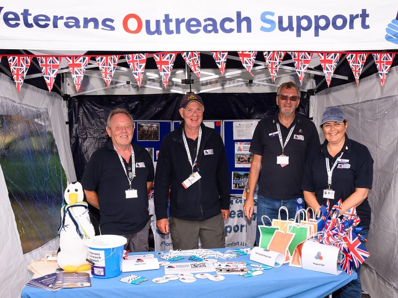 The Veterans Outreach Support Stand