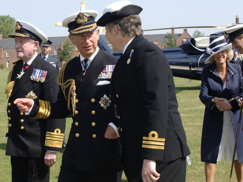 Arrival of HRH Prince Charles and the Duchess of Cornwall in Portsmouth to the International Fleet Review