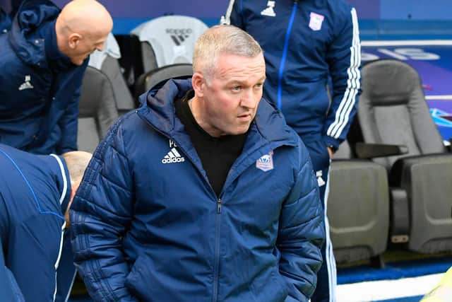 Ipswich Town manager Paul Lambert. Picture: Graham Hunt