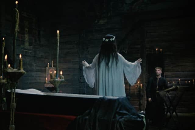 The transformed witch rises in VIY