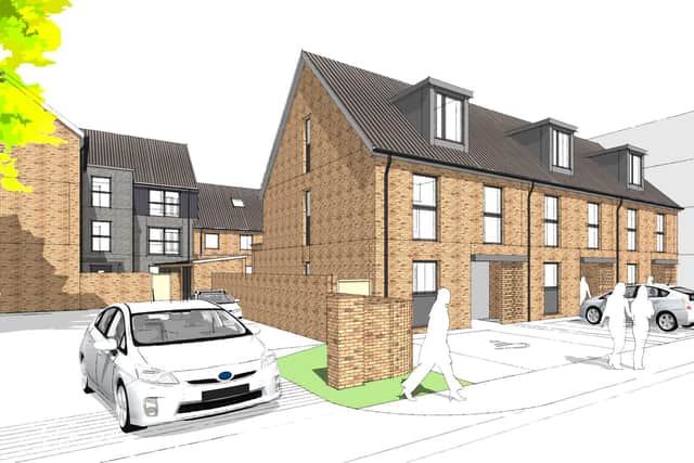 How the council homes in Doyle Avenue could look. Picture: Portsmouth City Council
