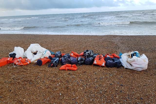 National Crime Agency (NCA) handout photo of a large number of packages believed to contain Class A drugs that have been found in Sussex. Picture: NCA/PA Wire