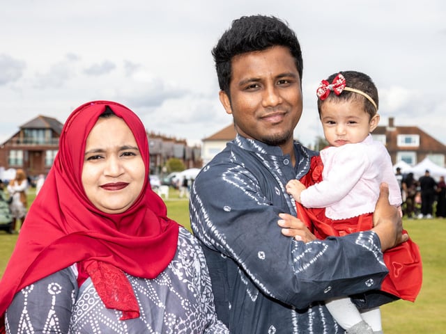 Portsmouths Bangladesh community came together for its Mela at Portsmouth Cricket Club on Sunday, celebrating Bangladesh culture and food.
Pictured - Hassan Family from Portsmouth
Photos by Alex Shute