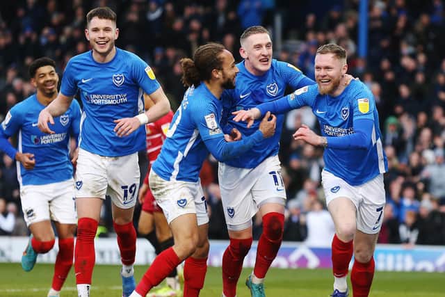 Pompey are currently outperforming their xG. Picture: Joe Pepler