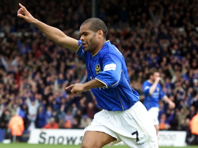 The Scot made 113 appearances during his four-year stay at Pompey before moving to Stoke in 2005. Since retiring, the Scot has trained for his UEFA A licence, managed Albion Rovers and been an eloquent speaker on race issues. Picture: Phil Cole/ALLSPORT