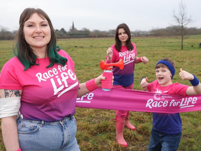 Ellie will start the events at Race for Life and Pretty Muddy in Portsmouth on June 28 and 29