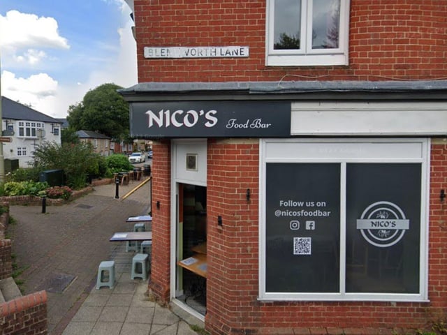 Nico's Food Bar in London Road, Horndean has a rating of 4.7 from 122 Google reviews.