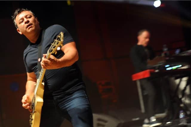 James Dean Bradfield of Manic Street Preachers at Portsmouth Guildhall, October 8, 2021, by Paul Windsor