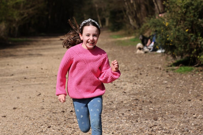 Pictured is Florence Davis, 8.
Picture: Sam Stephenson.