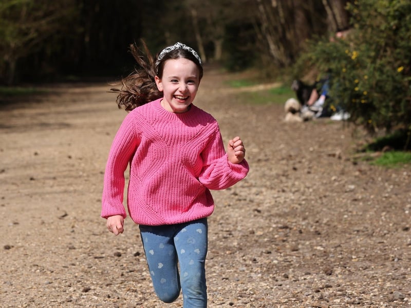 Pictured is Florence Davis, 8.
Picture: Sam Stephenson.