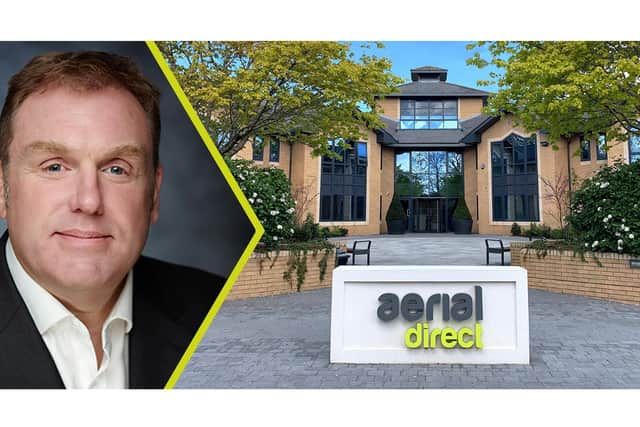 Jason Phillips, Chief Operating Officer of Aerial Direct, which is sponsoring the Small Business of the Year category in The News Business Excellence Awards 2022