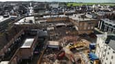 The former Debenhams store in Palmerston Road, Southsea - as captured by My Portsmouth By Drone.