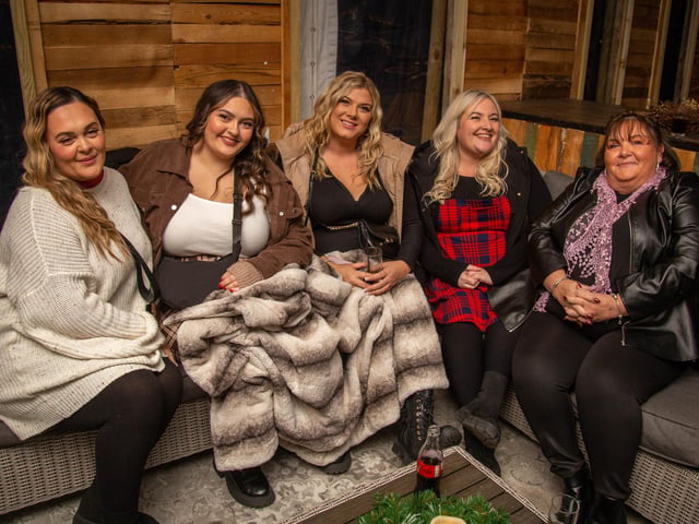 Launch night of Queens Hotel Winter Lodge 2023  in Southsea on Friday 24th of Novermber 2023Pictured: People having fun at the lodgePicture: Habibur Rahman