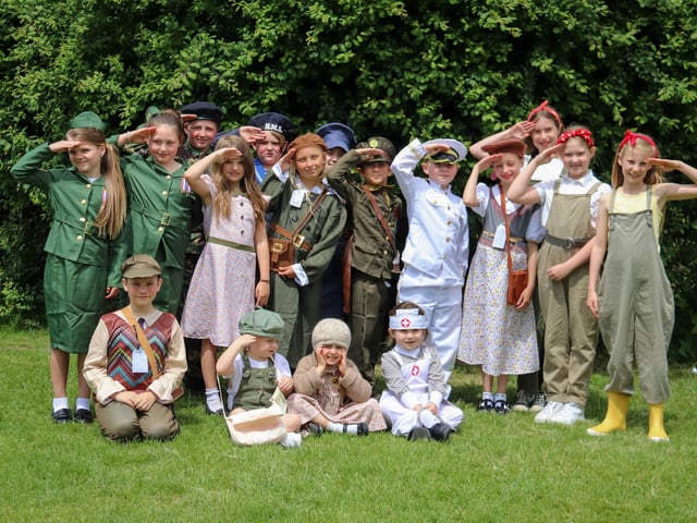 Highbury Primary School, Portsmouth celebrates D-Day on Friday 7th June 2024
Picture: Habibur Rahman